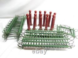 Antique VTG A. W. Drake Toy Fence Set Christmas Tree Putz Display 10 Panels Posts Antique VTG A. W. Drake Toy Fence Set Christmas Tree Putz Display 10 Panels Posts