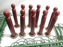 Antique VTG A. W. Drake Toy Fence Set Christmas Tree Putz Display 10 Panels Posts Antique VTG A. W. Drake Toy Fence Set Christmas Tree Putz Display 10 Panels Posts