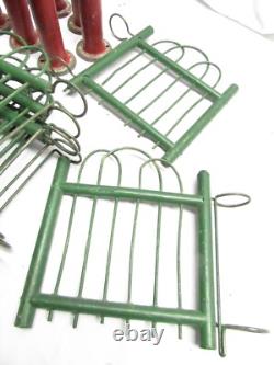 Antique VTG A. W. Drake Toy Fence Set Christmas Tree Putz Display 10 Panels Posts Antique VTG A. W. Drake Toy Fence Set Christmas Tree Putz Display 10 Panels Posts