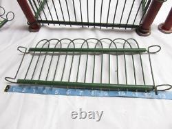 Antique VTG A. W. Drake Toy Fence Set Christmas Tree Putz Display 10 Panels Posts Antique VTG A. W. Drake Toy Fence Set Christmas Tree Putz Display 10 Panels Posts