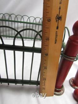 Antique VTG A. W. Drake Toy Fence Set Christmas Tree Putz Display 10 Panels Posts Antique VTG A. W. Drake Toy Fence Set Christmas Tree Putz Display 10 Panels Posts