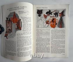 Antique Vintage Halloween 1925 Bogie Book Suggestions for Decorating, Dennison Antique Vintage Halloween 1925 Bogie Book Suggestions for Decorating, Dennison