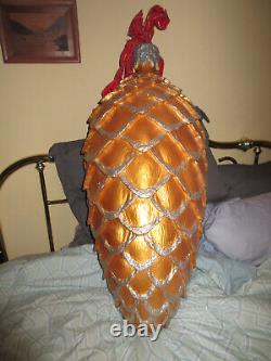Antique Vintage Store Display Pine Cone Christmas Ornament LARGE 40 RARE