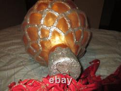 Antique Vintage Store Display Pine Cone Christmas Ornament LARGE 40 RARE