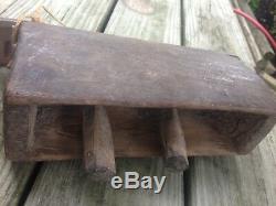 Antique Wooden Cowbell, South East Asia, Primitive, Large, OLD