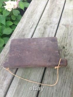 Antique Wooden Cowbell, South East Asia, Primitive, Large, OLD