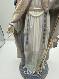 As Is Lladro St. Nicholas Porcelain Figurine Father Christmas Santa Claus