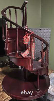 Authentic Byers' Choice Brown Spiral Staircase Display Stand 22 Authentic Byers' Choice Brown Spiral Staircase Display Stand 22