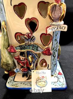 BLUE SKY CLAYWORKS QUEEN OF HEARTS HOTEL 2001 HTF RETIRED/RARE by Heather Minc
