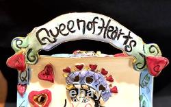 BLUE SKY CLAYWORKS QUEEN OF HEARTS HOTEL 2001 HTF RETIRED/RARE by Heather Minc
