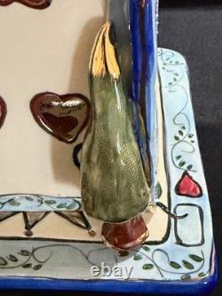 BLUE SKY CLAYWORKS QUEEN OF HEARTS HOTEL 2001 HTF RETIRED/RARE by Heather Minc