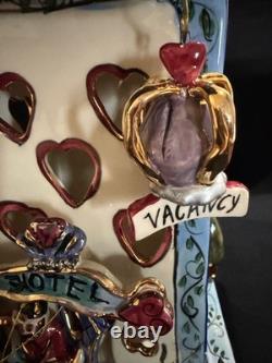 BLUE SKY CLAYWORKS QUEEN OF HEARTS HOTEL 2001 HTF RETIRED/RARE by Heather Minc