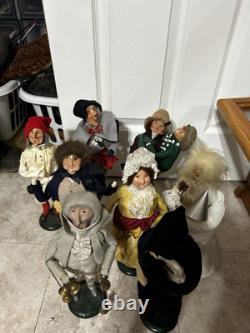 BYERS CHOICE The Carolers Charles Dickens A CHRISTMAS CAROL Lot of 24 1986-1999 BYERS CHOICE The Carolers Charles Dickens A CHRISTMAS CAROL Lot of 24 1986-1999