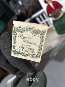 BYERS CHOICE The Carolers Charles Dickens A CHRISTMAS CAROL Lot of 24 1986-1999 BYERS CHOICE The Carolers Charles Dickens A CHRISTMAS CAROL Lot of 24 1986-1999
