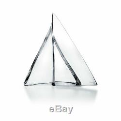 Baccarat Crystal Sailboat Alizee signed by Baccarat and made in France