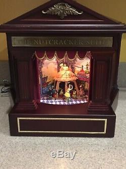 Beautiful Mr Christmas Nutcracker Suite Wood Theater Music Box