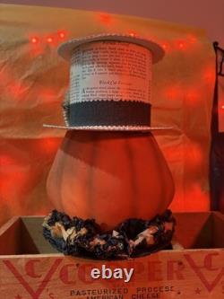 Beautiful RareFind Retired Dee Foust Bethany Lowe Halloween Pumpkin Figurine
