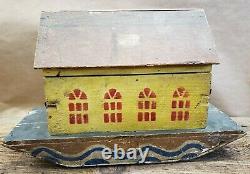 Beautiful Vintage Antique 1890's German Noah's Ark with Animals