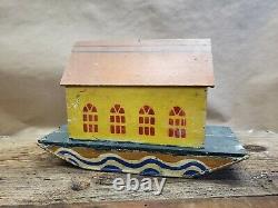 Beautiful Vintage Antique 1890's German Noah's Ark with Animals