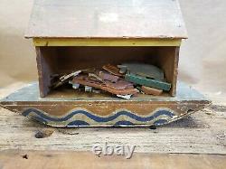 Beautiful Vintage Antique 1890's German Noah's Ark with Animals