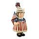 Bethany Lowe 4th Of July American Flag Patriotic Betsy Figurine Home Decoration