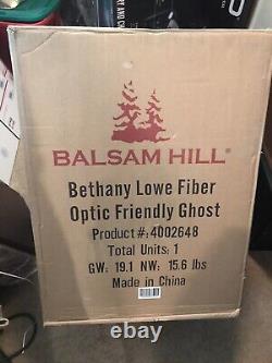 Bethany Lowe Balsam Hill 27 Ghost with Pumpkin LARGE Fiber Optic Halloween Decor