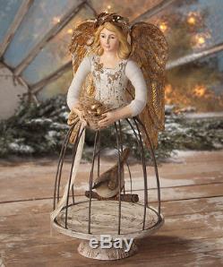 Bethany Lowe Designs Christmas Angel With Cage TD7693