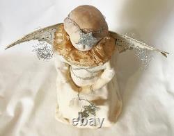 Bethany Lowe Designs Dee Foust Paper Mache Christmas Music Angel 9.5