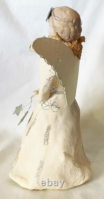 Bethany Lowe Designs Dee Foust Paper Mache Christmas Music Angel 9.5