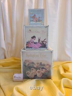 Bethany Lowe Easter-Springtime Story Blocks, NWT, Retired