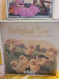 Bethany Lowe Easter-Springtime Story Blocks, NWT, Retired