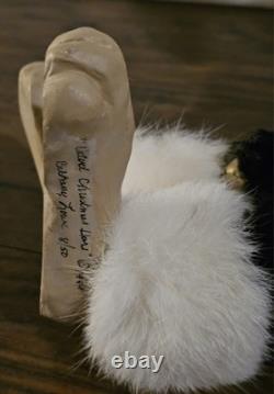 Bethany Lowe English Hares And Gardening Rabbits Velvet Christmas Bunny LE 50