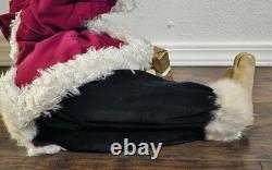 Bethany Lowe English Hares And Gardening Rabbits Velvet Christmas Bunny LE 50