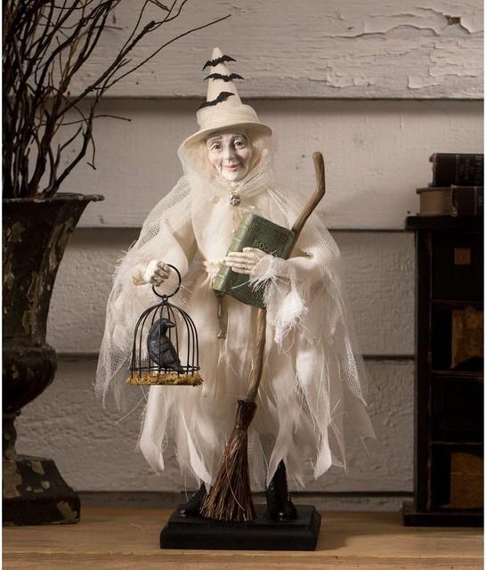 Bethany Lowe Ghostly Witch White Halloween Figure Td3144 16