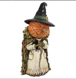 Bethany Lowe Halloween Into The Woods Witch Large 16 Resin Pumpkin Face Witch
