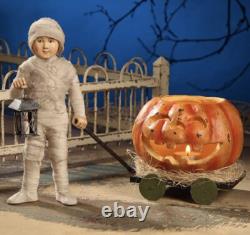 Bethany Lowe Halloween Mummy Carriage-Two Piece Set-Retired Bethany Lowe Halloween Mummy Carriage-Two Piece Set-Retired