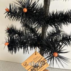 Bethany Lowe Halloween Tree Jack-O-Lantern Base Black Halloween Eyelash Tree 16