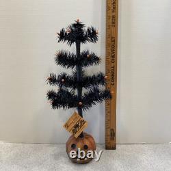 Bethany Lowe Halloween Tree Jack-O-Lantern Base Black Halloween Eyelash Tree 16