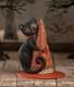 Bethany Lowe Hugga Hat Jack Black Cat Figure Halloween Johanna Parker