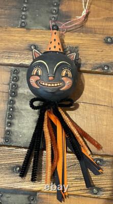 Bethany Lowe Johanna Parker Halloween Eavesdrop Tassel Ornaments-Set o 3 Retired