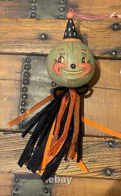 Bethany Lowe Johanna Parker Halloween Eavesdrop Tassel Ornaments-Set o 3 Retired