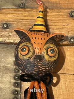 Bethany Lowe Johanna Parker Halloween Eavesdrop Tassel Ornaments-Set o 3 Retired