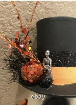 Bethany Lowe Leeann Kress Halloween Skeleton Wand Rattle-Retired