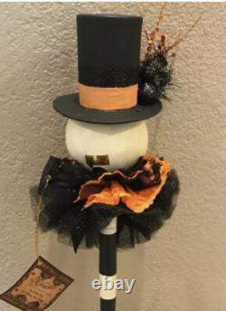 Bethany Lowe Leeann Kress Halloween Skeleton Wand Rattle-Retired