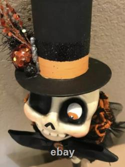 Bethany Lowe Leeann Kress Halloween Skeleton Wand Rattle-Retired
