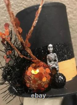 Bethany Lowe Leeann Kress Halloween Skeleton Wand Rattle-Retired