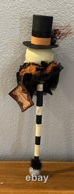 Bethany Lowe Leeann Kress Halloween Skeleton Wand Rattle-Retired