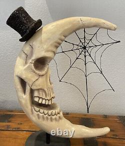 Bethany Lowe Magic Halloween Haunted Skeleton Moon-Retired