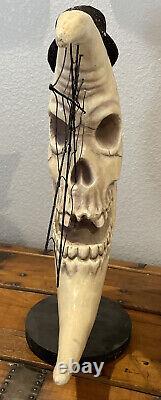 Bethany Lowe Magic Halloween Haunted Skeleton Moon-Retired