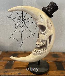 Bethany Lowe Magic Halloween Haunted Skeleton Moon-Retired